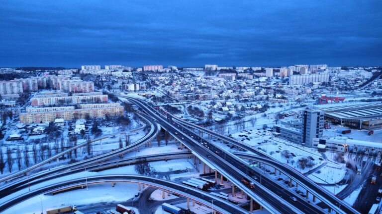 fot. Dronowe widoki - styczeń 2024