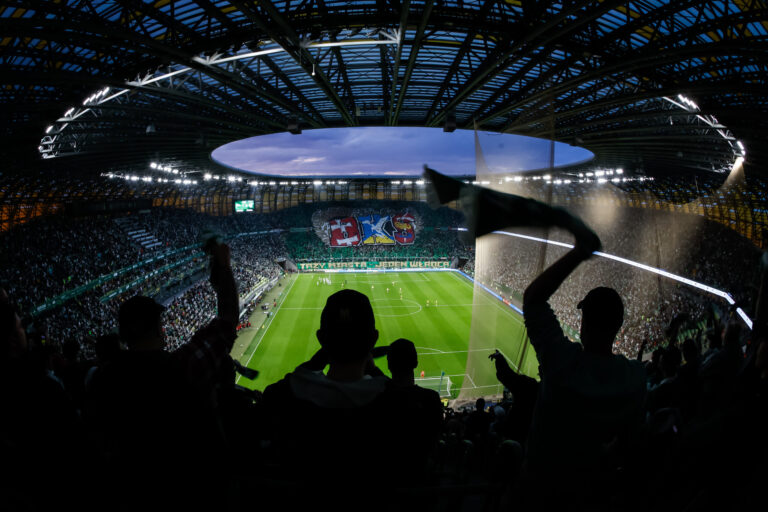 Pilka nozna. Fortuna I liga. Lechia Gdansk - arka Gdynia. 19.05.2024