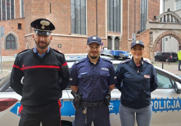 Gdańsk - włoscy policjnaci (3)
