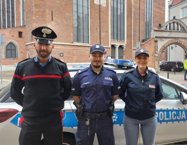 Gdańsk - włoscy policjnaci (3)